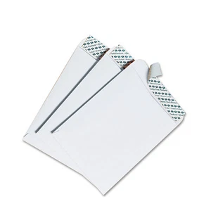 Quality Park Redi Strip Catalog Envelope #55 6 x 9 White 100/Box 44182 - Picture 1 of 5