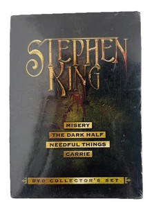 Stephen King DVD Collector's Set Misery, Dark Half, Needful Things Carrie (New) - Imagen 1 de 5