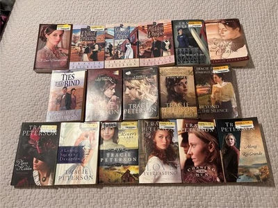 Lot 16 Christian Fiction Romance Historical Novels by Tracie Peterson - Imagem 1 de 3