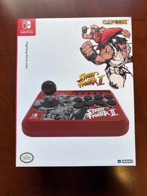 HORI Fighting Stick Mini Street Fighter II Edition Nintendo Switch - New - Image 1 of 4