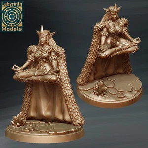 Ice Elf Mage V2/Ice Elves/TTRPG/Wargaming/Dungeons and Dragons - Foto 1 di 2