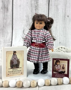 Mini muñeca American Girl Samantha Parkington 1996 6" y juego de libros 0237 - Imagen 1 de 1