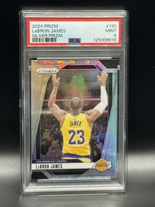 Tarjeta de la NBA Panini Prizm LeBron James #130 Silver Prizm 2024-25 - Como nueva PSA 9 - Imagen 1 de 2