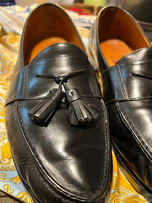 Mocasín Borla Cole Haan Negro Limpio, Acondicionado y Pulido Hombres 12D India Foto 1 de 4