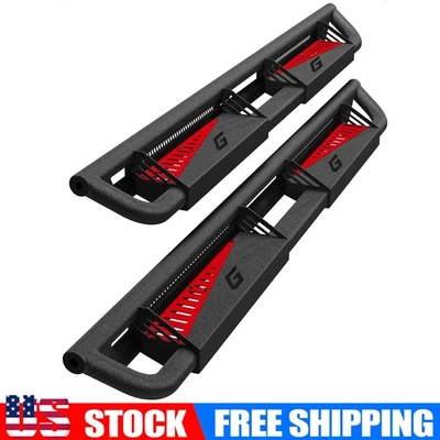 Running Boards for 2015-2024 Ford F1-50 F-250 Super Crew Cab Nerf Bars Side Step - Изображение 1 из 4