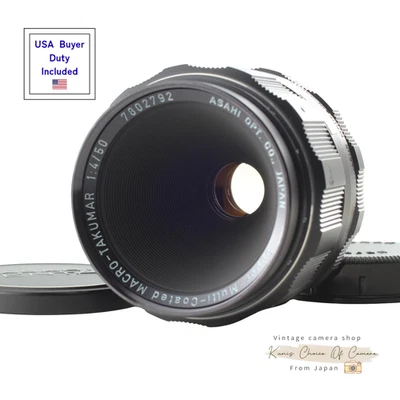 [Near MINT] Pentax SMC Takumar 50mm f4 Macro Lens for M42 From JAPAN - Image 1 of 4