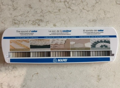 Kit de muestra de 40 colores colecciones de colores de lechada y masilla MAPEI Foto 1 de 4