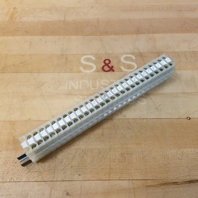 Square D Class 9080 Type GB6 Series A Terminal Blocks 600Volt 8-22AWG - USED - Image 1 of 4