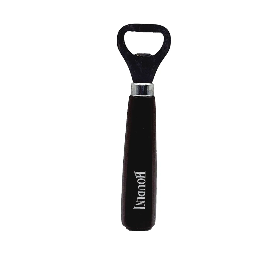 Houdini Bottle Opener with Wood Handle 6" Long Kitchen Drink Accessory  - Image 1 of 4