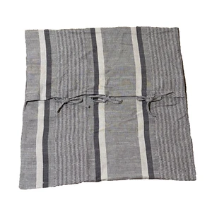 Pine Cone Hill Linen/Cotton Euro Pillow Shams Set (3) 26 X 26 Natural Woven Luxe - Picture 1 of 10