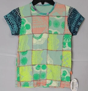 Juana De Arco Nido Patch T-Shirt Patchwork-Juana Print Mix-10 105 Free Shipping  - Picture 1 of 4