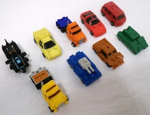 Vintage 1980's G1 Transformers Micromasters 9 Different Robot Figure Lot - Picture 1 of 3