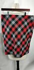 The Limited Womens Plaid Skit Size 10 Side Zip Lined Knee Length