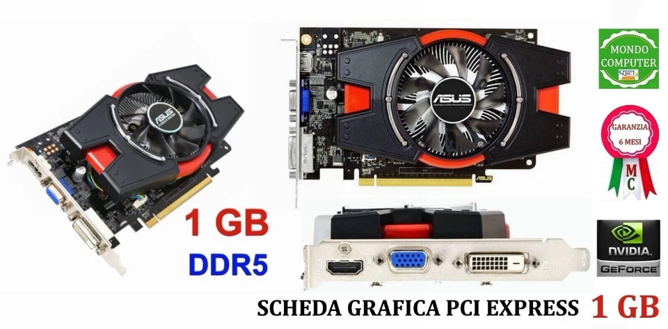 SCHEDA GRAFICA PCI EXPRESS 1 GB ASUS GTX 650 - E - 1GD5 - Immagine 1 di 1
