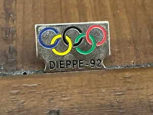 PINS PIN JO OLYMPIC OLYMPIQUE ALBERTVILLE 92 1992 DIEPPE - Picture 1 of 1