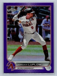 2022 Topps Chrome PURPLE PARALLEL Jordan Luplow #USC26 - Arizona Diamondbacks - Picture 1 of 2