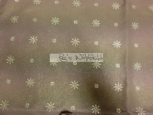 Rico: 1 braune Mitteldecke m. Gold-Stickerei Sterne, 80 x 80 cm #691 - Bild 1 von 3