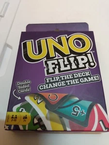 Uno FLIP Card Game Flip The Deck Change The Game Mattel 2019 New Unused Complete - Picture 1 of 2