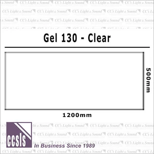 Clear Color 130 Filter Sheet - Clear - Bild 1 von 2