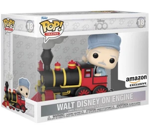 Funko Pop! Train: Disney 100 WALT DISNEY on Engine #18 Amazon Exclusive BNIB - Picture 1 of 3