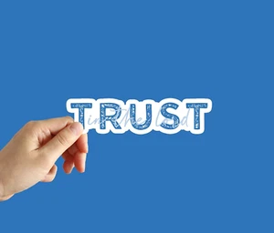 Trust In The Lord Sticker Jesus Faith Water Bottle Laptop Car Stickers Decal - Picture 1 of 4