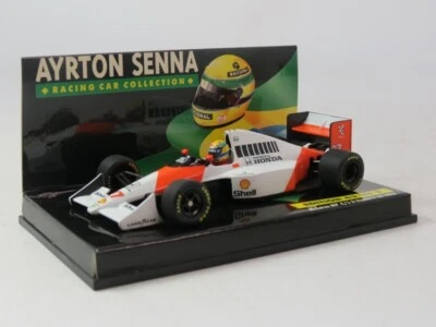 Minichamps Mclaren Honda MP4/5B #27 Ayrton Senna World Champion 1990 1/43 ASC#3 - Immagine 1 di 4