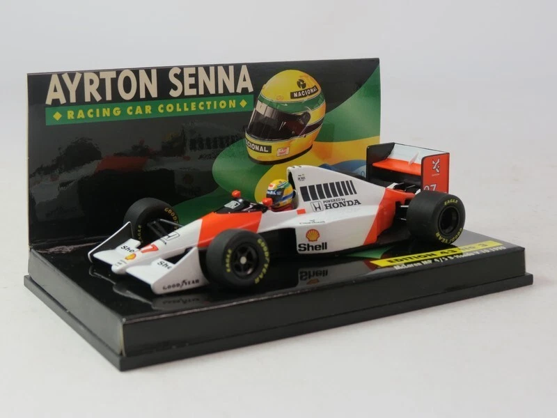 Minichamps Mclaren Honda MP4/5B #27 Ayrton Senna World Champion 1990 1/43 ASC#3 - Immagine 1 di 4