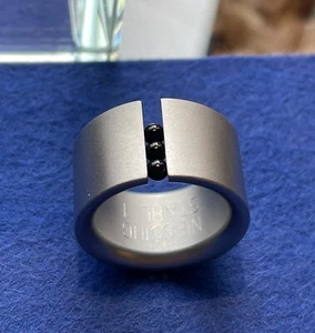 Niessing Abakus Ring - Stainless Steel Size 1 (US 5) - Picture 1 of 3