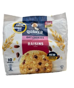 Galletas de avena Quaker pasas / galletas avena kismis 10 sobres - 3 paquetes - Imagen 1 de 4