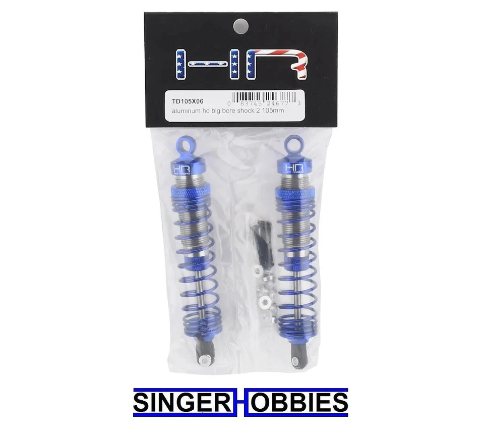 Hot Racing Aluminum 105mm HD Big Bore Shocks Hratd105x06