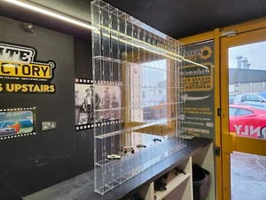 112 Section Wall Mounted Display Character Display Frame Rack 140x65x55mm LARGE - Picture 1 of 10
