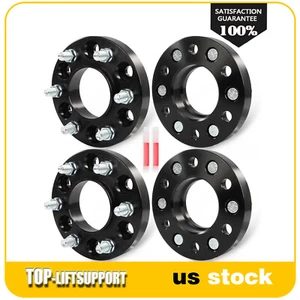 4x 1 inch 6x135 Wheel Spacers Hubcentric For Ford F150 Expedition Lobo 2015-2025 - Picture 1 of 8