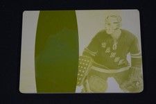 Ed Giacomin 2010-11 Panini Dominion #133 Yellow Printing Plate 1/1