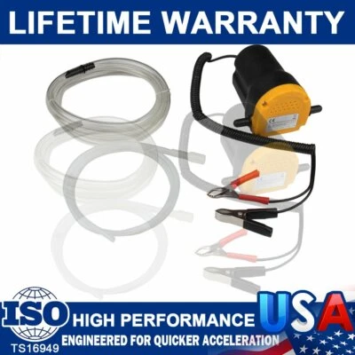 Bomba de troca de transferência de sucção extrator de óleo diesel motor elétrico 12V 5A - Imagem 1 de 4