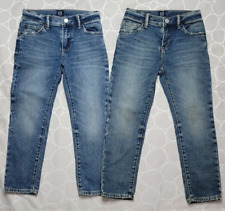 Gap Boys Jeans Size 6 Regular Slim Stretch Medium Wash Straight Leg Denim