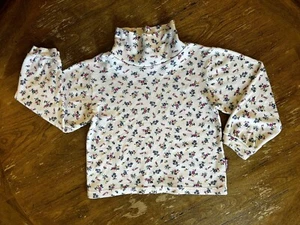 Oshkosh B’gosh Vintage Girls White Long Sleeve Turtle Neck | Size 4 | EUC - Picture 1 of 11