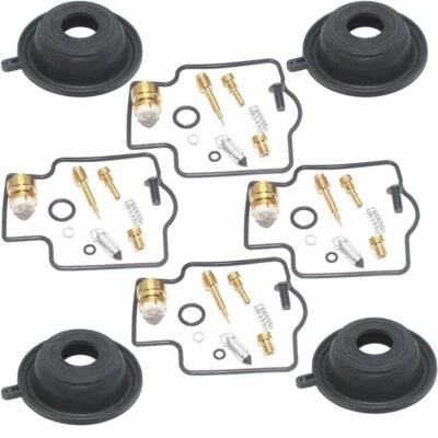 4x FOR KAWASAKI ZX750 1989-2003 ZX7 R ZX750P Carburetor repair kit Diaphragm Foto 1 de 3
