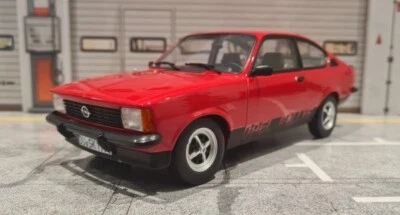 Norev Opel Kadett C-Coupe 1.6S Rallye 1977 rot 1:18 limitiert 1/504 Exclusiv ...