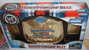 Cinturón de Espuma WWE Jakks Pacific Tag Team Championship SmackDown RARO TOTALMENTE NUEVO EN CAJA - Imagen 1 de 1