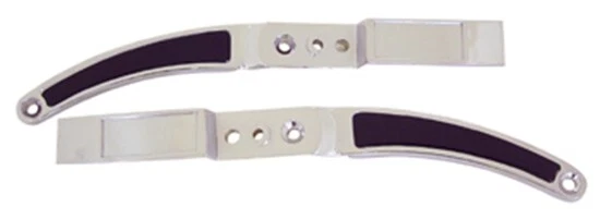 Chrome Rear Fender Support Covers For 82-89 Harley Sportster XL 59950-81 22729 - Image 1 of 1