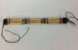 VINTAGE NATIVE AMERICAN BONE BEAD CHOKER NECKLACE - UNUSED - Picture 1 of 12