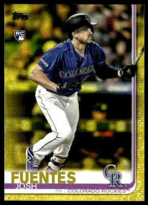 2019 Topps Update Josh Fuentes #US294 Walgreens Yellow RC Colorado Rockies - Image 1 of 2