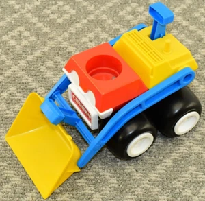 Vintage Kusan CHUNKY Front End Loader Machine Truck - Plastic 124 - Picture 1 of 6
