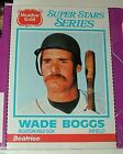 1986 BASEBALL Card Wade Boggs Boston Red Sox BEATRICE Double Play Ice Cream