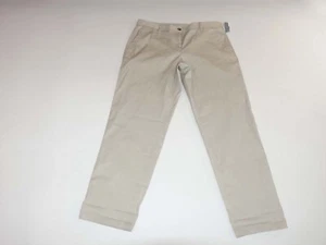 Talbots Womens Relaxed Ankle Chino Pants Size 10 NWT Khaki Beige Mid Rise Cotton - Picture 1 of 8