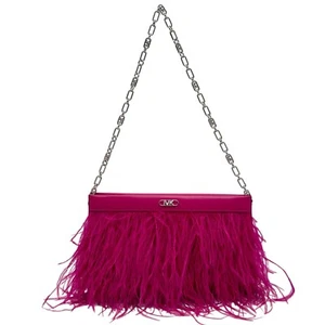 Michael Kors Deep Pink Tabitha Clutch - Picture 1 of 12