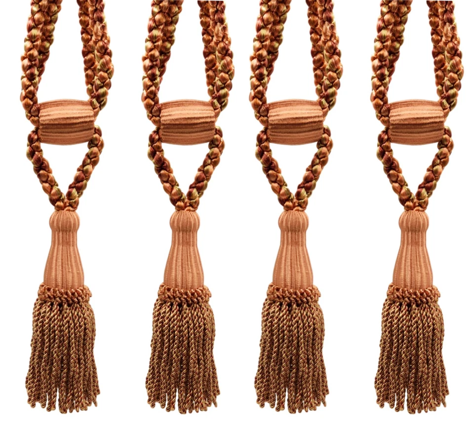 Corbata borla DÉCOPRO, longitud de cable ajustable, color # PR21 [Juego de 4] Foto 1 de 1