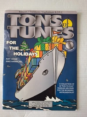 Tons of Tunes For the Holidays Bassoon/Trombone/Euphonium B.C/T.C. Sheet Music - Image 1 of 4