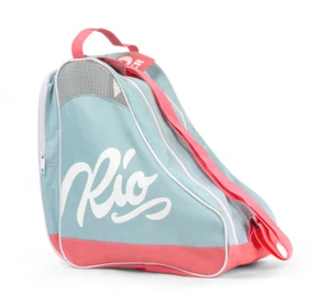 Rio Roller Skript Skatetasche - blaugrün/Koralle - Rollschuh Tragetasche - Bild 1 von 3