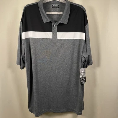 Ben Hogan Performance Men’s 2XL XXL Sun Protection Golf Grey Heather Polo NWT - Image 1 of 4